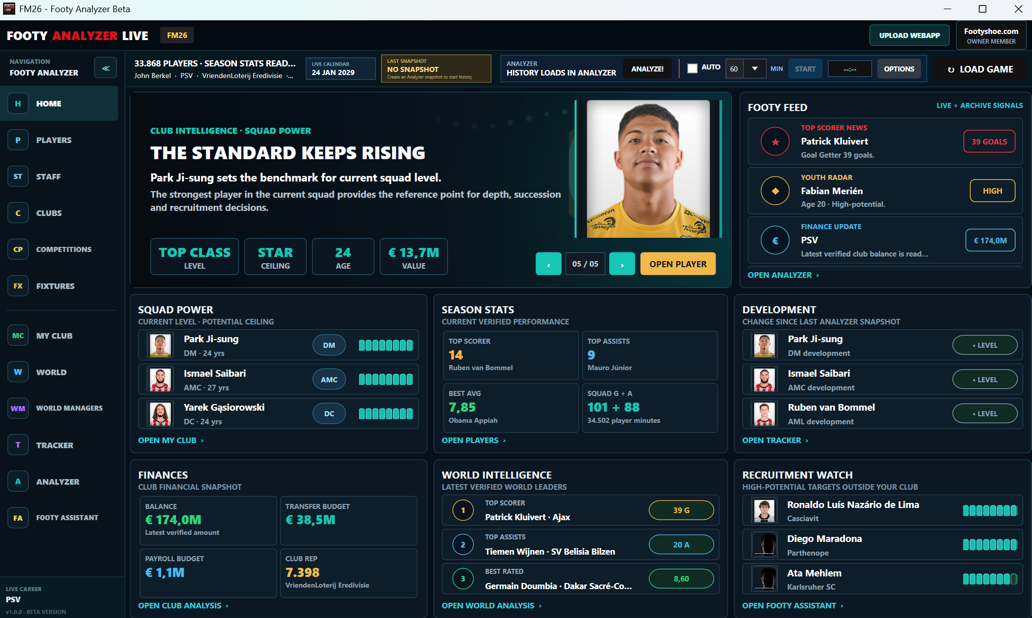 Footy Analyzer 1.0 Beta is now available